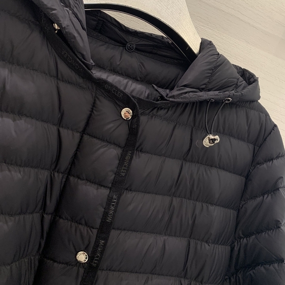 latest women's slim waist belt goose down jacket - Picture 3 of 4